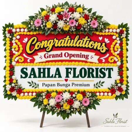 Papan Bunga Ucapan Selamat Toba Samosir