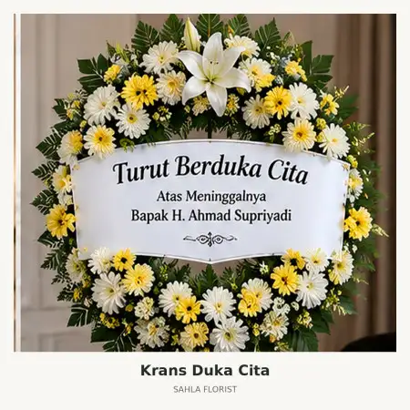 Krans Bunga Duka Toba Samosir